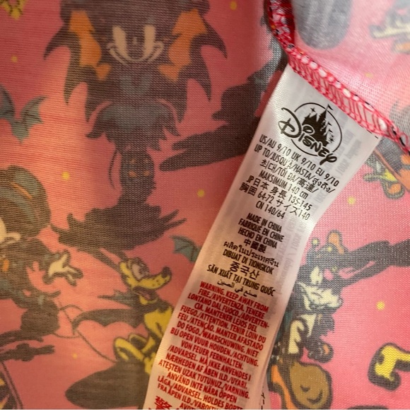 New Disney Kids Night Gown, Halloween Print Size 9/10 - Picture 6 of 6